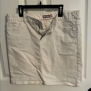 Tommy Hilfiger Cream Mini Skirt